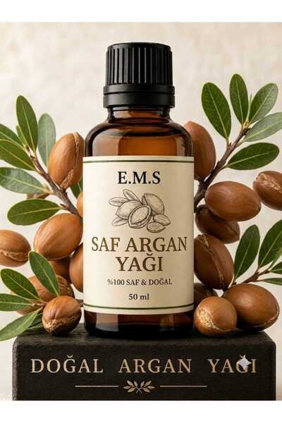 E.M.S AVM 50 ml Argan Oil 100% Pure Cold-Pressed Hair and Skin Care Pure Arga...