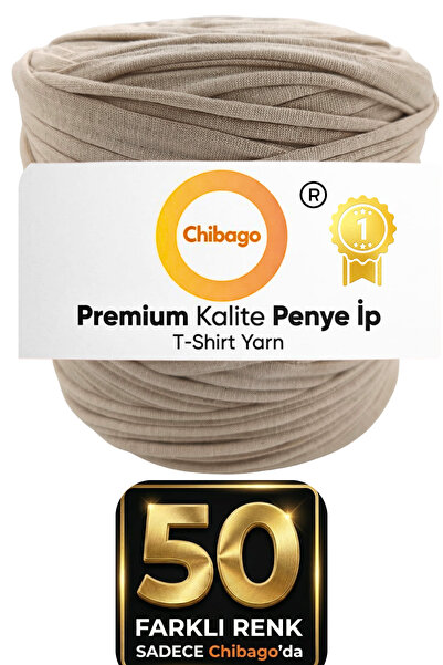 Chibago Bej 009 Penye Ip Büyük Boy 650 gr 130 Mt Örgü Ipi