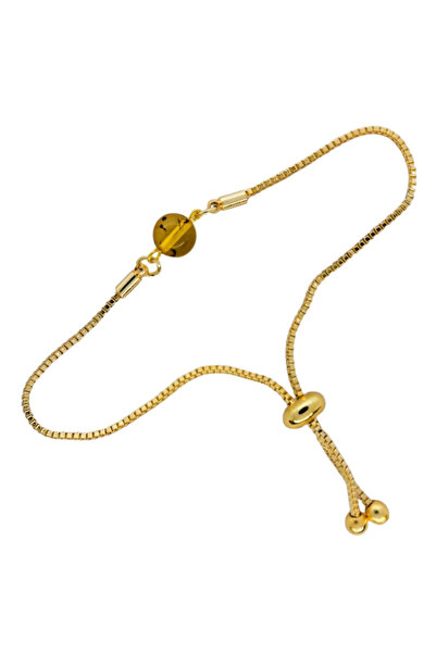 oftenadmire Amber Beaded Bracelet, Elevator Gold Color Bracelet Adjustable to...
