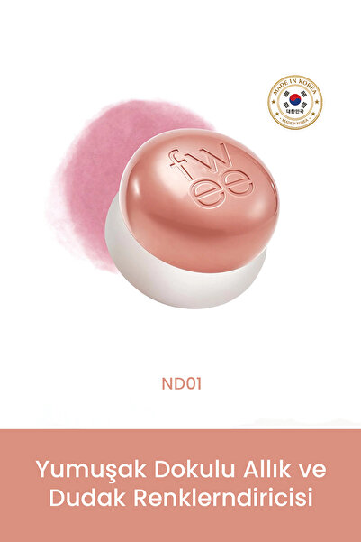 Fwee BLURRY PUDDING POT/2 si bir arada dudak ve yanak renlendirici