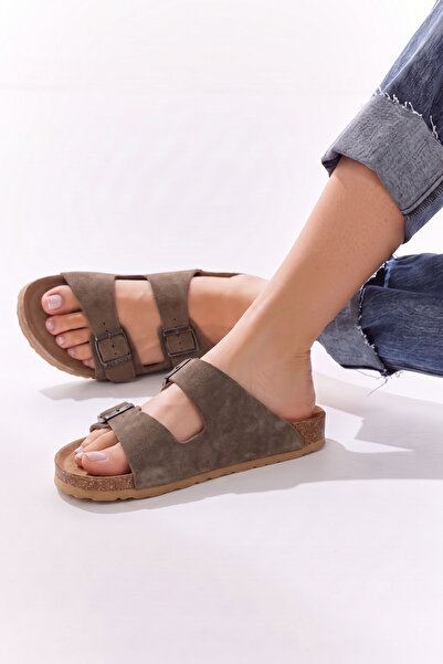 XJIM Women's Double Buckle Stylish Design Slippers Daily Summer Use Anatomica...
