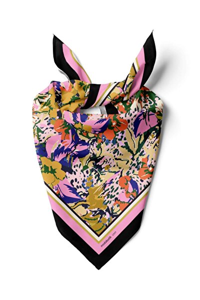 Modabutik Violla B117 COLORFUL FLOWERS BANDANA