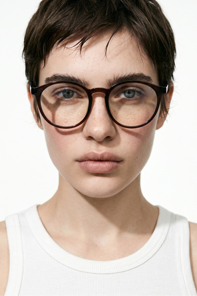 Bilge Karga Carmel Brown Blue Light Protective Glasses