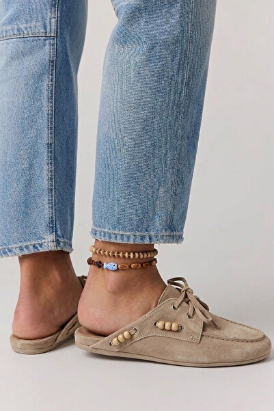 BonuStep Loafer de damă Vessia, bej, din piele naturală, din piele întoarsă, ...