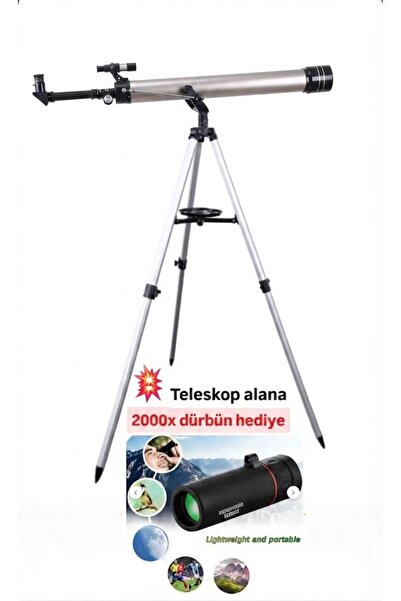Elvinsa 2000x Dürbün HEDİYELİ Teleskop-Mars,Jüpiter,Satürn,Venüs,Ay,Merkür Uz...