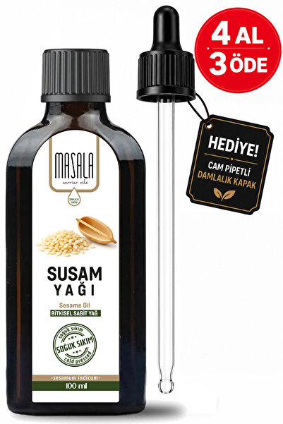 Masala Susam Yağı 100 ml – Saf Soğuk Pres