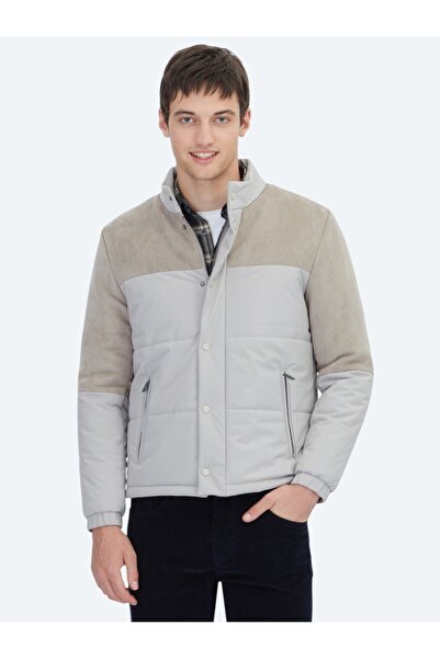 Kip Beige Regular Fit Micro Gel Fiber Sports Jacket