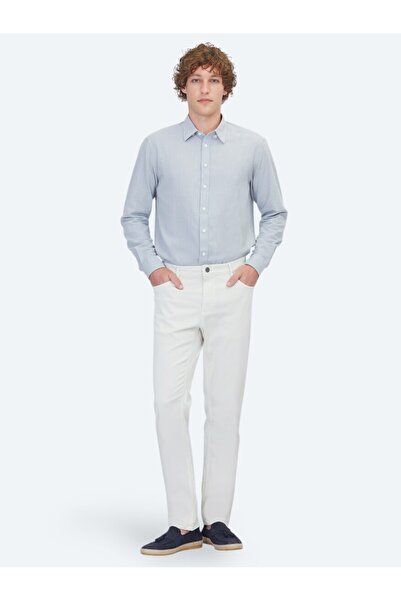 Kip Stone Woven Slim Fit Sport Cotton Blend Trousers