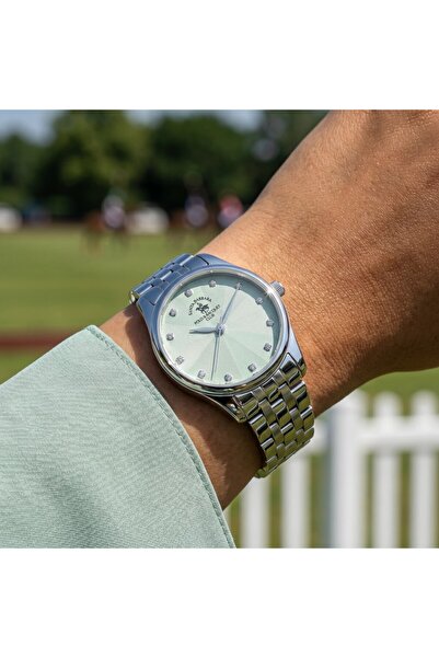 Santa Barbara Polo & Racquet Club ساعة نسائية فريدة من نوعها مصنوعة من الفولا...