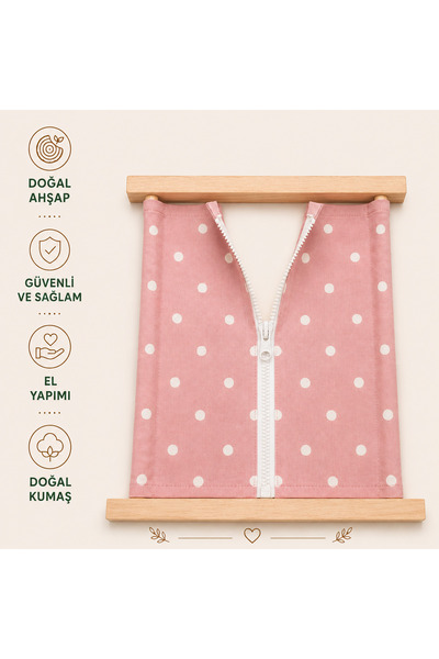 Montessori Gemisi Montessori Dressing Frame Zipper |   Daily Life Skills Trai...