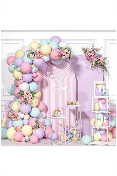 BİDOLUMUTLULUK Şeffaf Kutu Baby Yazılı Harf Beyaz 25 cm