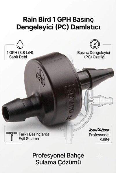 Rainbird Basınç Ayarlı Damlatıcı (100 Lü)