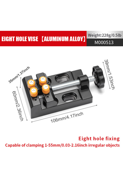 Choice black bench vise Mini Universal Flat Clamp with Parallel Table Pliers ...