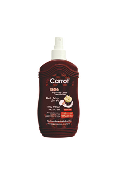 Carrot Sun Tanning Oil Spray Cacao Butter - 200ml