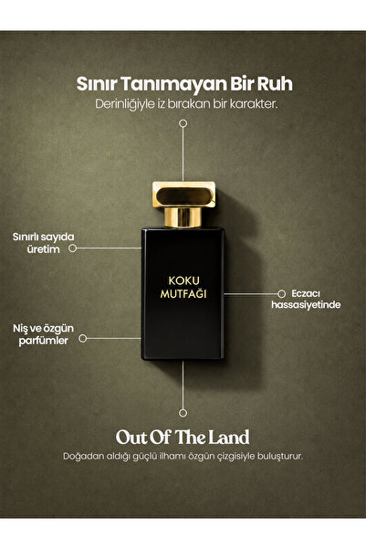 KOKU MUTFAĞI OUT OF THE LAND Unisex Parfüm 50 ml | Kalıcı Niş EDP Parfüm | Ou...