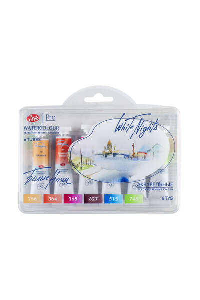 ST. PETERSBURG White Nights Extra-Fine Tüp Sulu Boya Seti 10 ml 6lı Botanical...