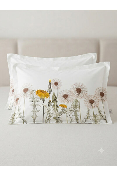ŞENER HOME Clasy Ranforce 2-Piece Pillowcase with Cover 50X70 +5 cm Flounce