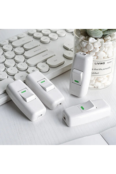 Choice1 4pcs Boat Shape Switch Home Light Switches Classic White Inline On/Of...