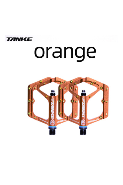 Choice orange TANKE TP-50 Pedals Sepeda MTB Aluminum Alloy Non-slip Bicycle P...