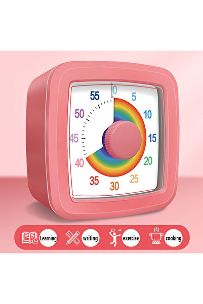 Choice1 TM45 Pink 1PC Visual Timer Children's Self-discipline Tool Countdown ...