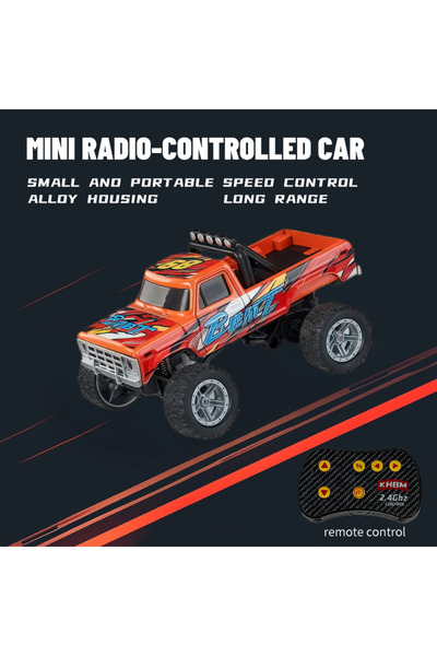 Choice18 HB09 Orange New RC Car MINI Alloy 1/64 Remote Control Car Convenient...