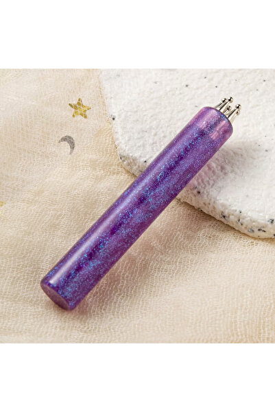 Choice MJ-HBB-01-PURPLE Nail Art Dotter Acrylic Stick Dotter Pen One-Stroke P...