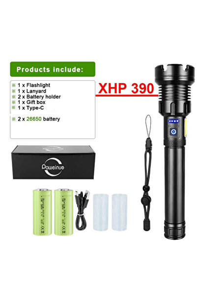 Choice XHP390-A XHP390 Most Powerful Flashlight Usb Rechargeable Flashlight S...