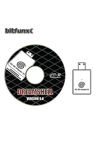 Choice طقم محول قارئ بطاقة SD TF DC من Bitfunx V2 لجهاز SEGA Dreamcast وCD مع...
