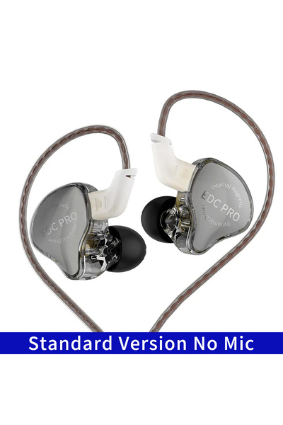 Choice سماعات أذن سلكية KZ EDC PRO HIFI جديدة بدون ميكروفون 3.5 مم AUX دينامي...