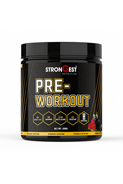STRONGEST Pre-Workout 260 Gr 20 Servis Kırmızı Orman Meyve Aromalı