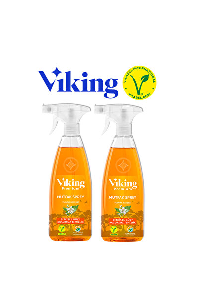 Viking Premium Mutfak Spreyi Turunç Bahçesi 750 Ml 2 Adet