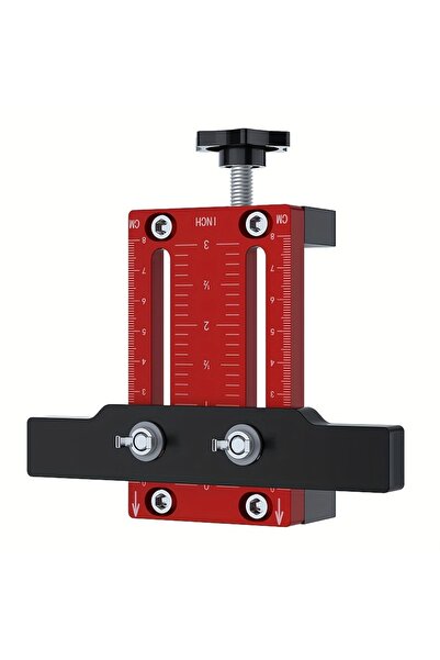 Choice Red Cabinet Door Mounting Jig W/ Support Arm&Clamp,Aluminum Cabinet Do...