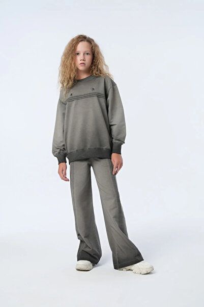 HAUSEkids Costum pentru fete Lusvera Lusso, 9-15 ani, antracit