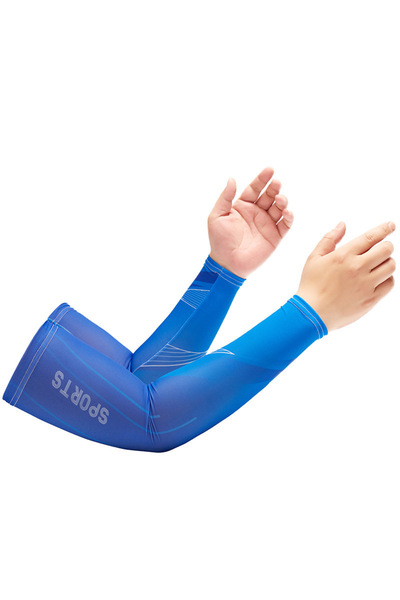 Choice blue Summer Arm Sleeves UV Protection Men Women Cycling Driving Dynami...