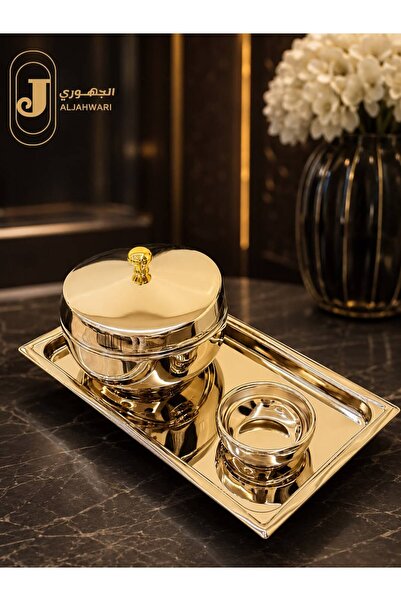aljahwari طقم تمريات الجوهرة فل نيكل مع ذهبي