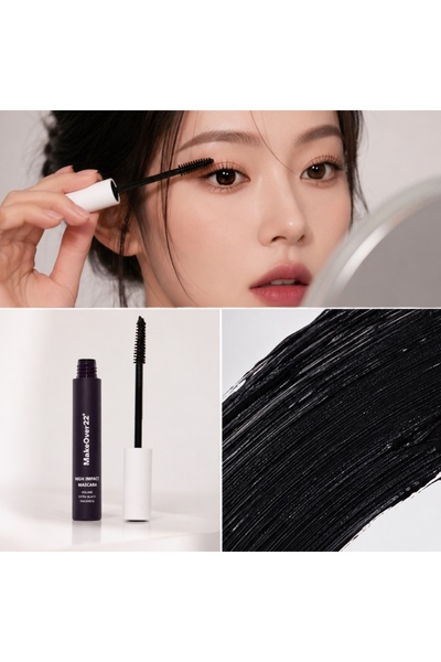 Makeover22 ماسكارا عالية التأثير لزيادة حجم الرموش وإطالتها ميكوفر22 -M4501 |   ماسكارا |   مكياج طويل الأمد وخفيف الوزن