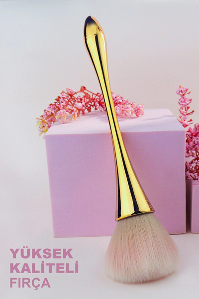 MAQYA Cosmetics Pensula Bombeyli Gold Blush