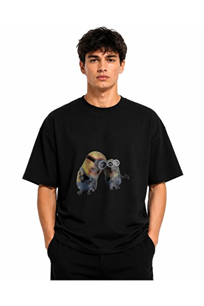 Inscriptie Tricou Unisex Bumbac Premium Casual " Minion zombi "