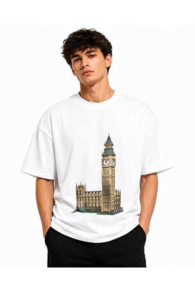 Inscriptie Ουνισέξ Βαμβακερό T-Shirt Υψηλής Ποιότητας "Μπιγκ Μπεν 3D "