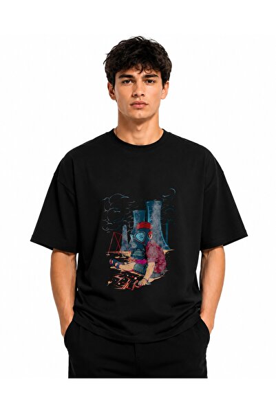 Inscriptie Ουνισέξ Βαμβακερό T-Shirt Υψηλής Ποιότητας  "Ραδιενεργό "