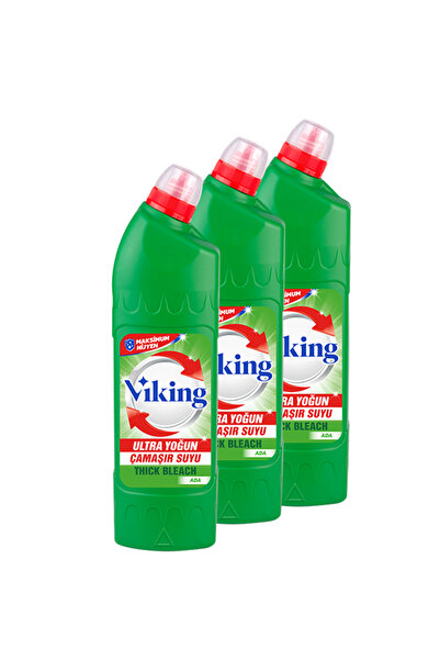 Viking Ultra Çamaşır Suyu Ada 764 ml 3 Adet