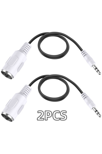 Choice1 كابل MIDI بطول 35.5 سم وقطر 3.5 مم، قطعتان، من النوع A، MIDI إلى TRS ...