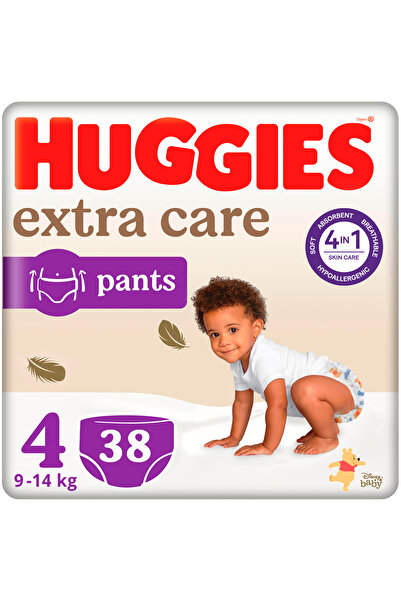 Huggies Scutece chilotel Extra Care 4, 9-14 kg, 38 buc