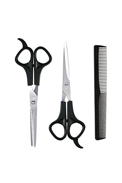 Choice Black-3pcs 3pcs 7-inch Scissors Sets-Suitable for Thinning and Styling...