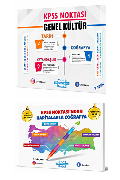 HMC YAYINLARI KPSS / AGS 2026 Genel Kültür Konu Anlatım Ve Haritalarla Coğrafya