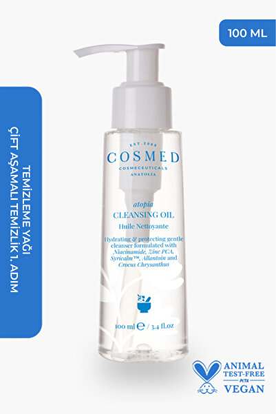 COSMED Temizleme Yağı - Çift Aşamalı Temizlik - 1. Adım /Atopia CLEANSING OIL...