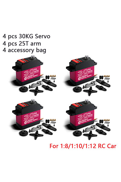 Choice 4xDS3230 PRO-180 4X Waterproof Servo 20Kg 25Kg 30Kg 35Kg 40Kg High Spe...