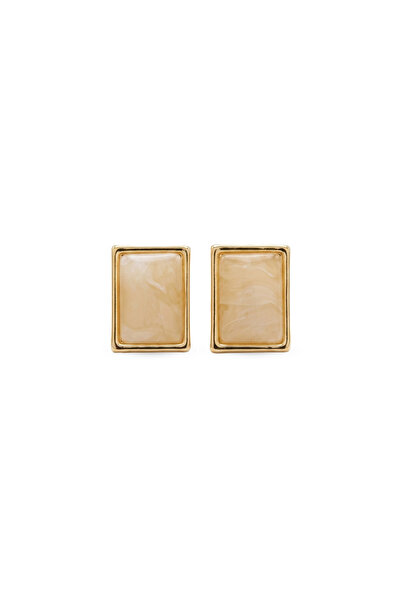 Charmist Steel Creamy Earrings