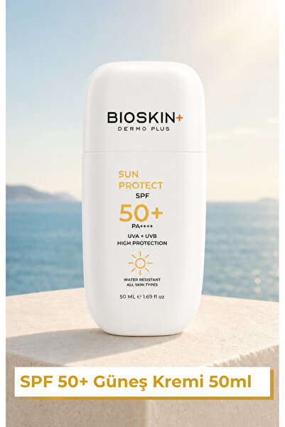 bioskin Güneş Kremi SPF 50+ UVA UVB Koruyucu Suya Dayanıklı 50 ml