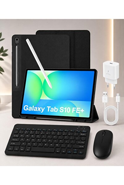 Samsung Galaxy Tab S10 Fe Plus Wifi 12 Gb Ram 256 Gb TABLET Kalem Kılıf Şarj ...
